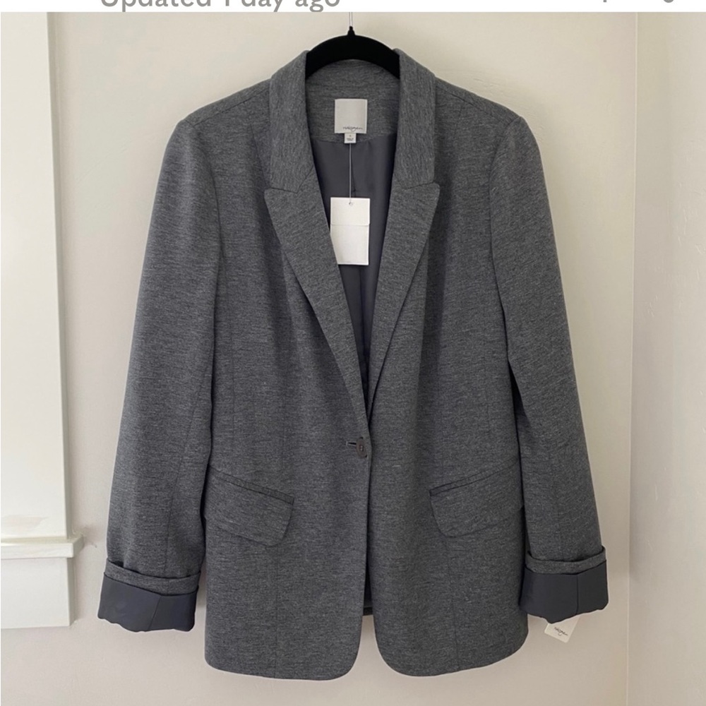 Halogen medium grey blazer